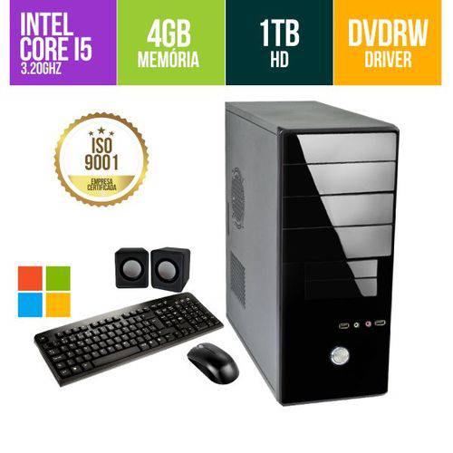 Computador High End Brazil Intel Core I5 3.20Ghz 4gb Ddr3 HD 1Tb DVDRW Windows + KIT