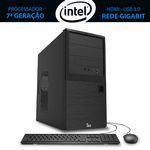 Computador Home&Office Intel Core I5 7ª Geração 7400 8GB 1TB DVD e Programas de Escritório Inclusos 3green