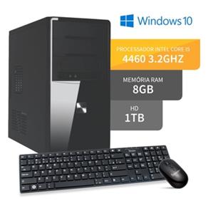 Computador Home&Office Intel Core I5 7ª Geração 7400 8GB 1TB DVD Windows 10 e Programas de Escritório Inclusos 3green