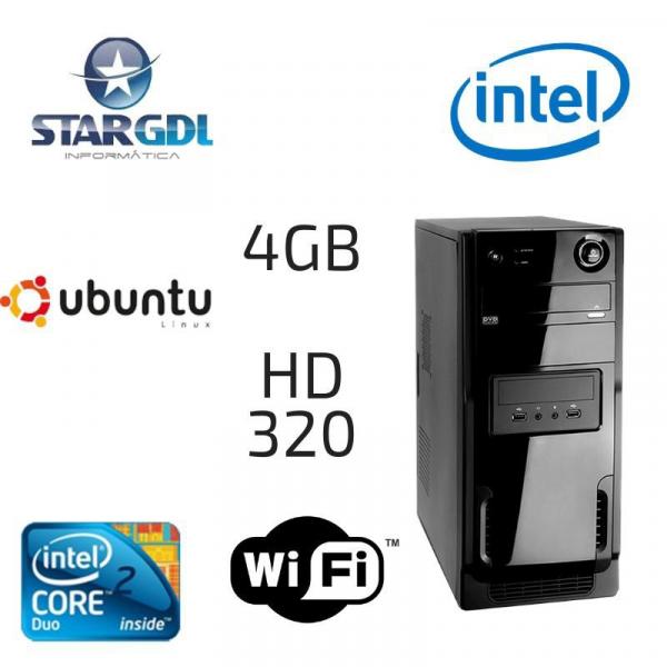 Computador - Intel Core 2 Duo - 4gb Hd 320 - Linux Ubuntu - Diversas