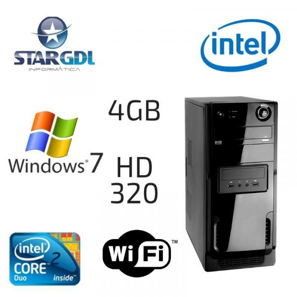 Computador - Intel Core 2 Duo - 4gb Hd 320 - Windows 07 - Diversas
