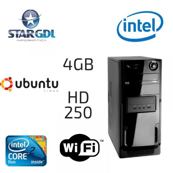 Computador - Intel Core 2 Duo - 4gb Hd 250 - Linux Ubuntu - Diversas