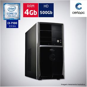 Computador Intel Core I3 7ª Geração 4GB HD 500GB Certo PC SMART 001