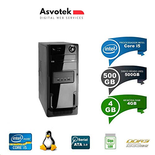 Computador Intel Core I5 4gb Hd500 Asvotek Asi524500