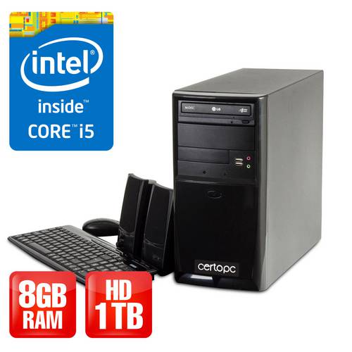 Tudo sobre 'Computador Intel Core I5 3.2ghz 8gb Ram Hd1tb Certo Pc 510'