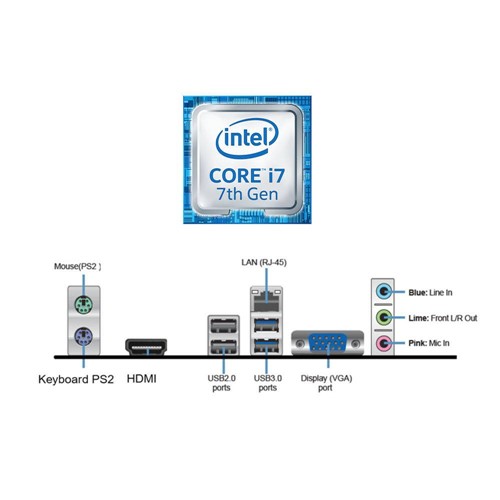 Computador Intel Core I7 7700 16Gb 480Gb Ssd Bluray 3Green New