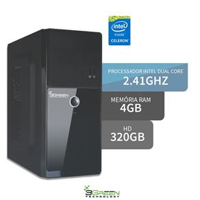 Computador Intel Dual Core 4gb Hd 320gb Hdmi 3green Triumph Business Desktop
