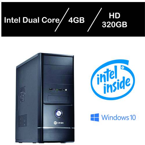 Tudo sobre 'Computador Intel Dual Core 4gb HD 320gb Windows 10'