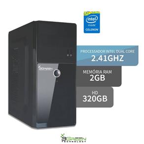 Computador Intel Dual Core 2Gb Hd 320Gb Hdmi 3Green Triumph Business Desktop