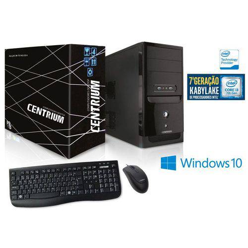Computador Intel Windows Centrium Fasttop 7100 Intel Core I3-7100 3.9ghz 4gb Ddr4 500gb Windows10
