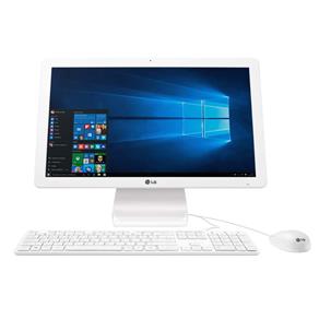 Computador LG All In One 22V240-L.BJ34P1 com Intel® Quad Core, 4GB, 500GB, Leitor de Cartões, Wireless, Webcam, LED Full HD 21.5" e Windows 10