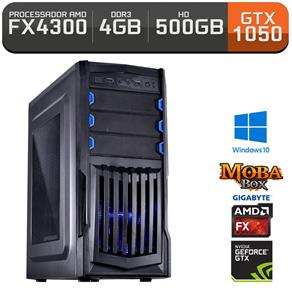 Computador Neologic Gamer Moba Box Amd FX4300, Gtx 1050, 4gb, 500gb, Win 10 - Nli67034
