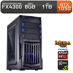 Computador Neologic Gamer Moba Box Amd FX4300, Gtx 1050, 8gb, 1tb, - Nli67043