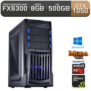 Computador Neologic Gamer Moba Box Amd FX6300, Gtx 1050, 500gb, 8gb, Win 10 - Nli67084