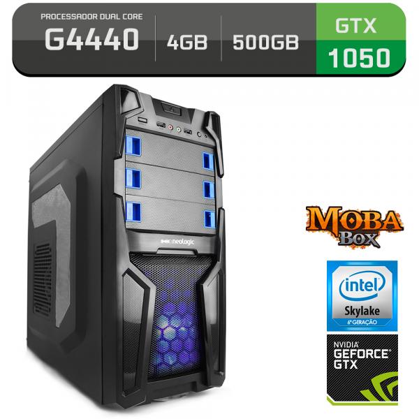 Computador Neologic Gamer Moba Box Intel Core G4440 GeForce Gtx 1050 500Gb 4Gb - Nli57697