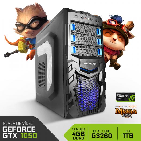 Computador Neologic Gamer Moba Box Intel Core G3260 GeForce Gtx 1050 1Tb 4Gb - Nli57680