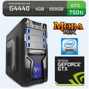 Computador Neologic Moba Box Intel Core G4440, GeForce Gtx 750ti, 500Gb, 4Gb, 400w, Windows 7 - Nli59887