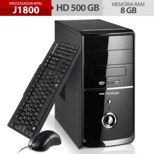 Computador Neologic NLI48278 Dual Core J1800 8GB 500GB Linux