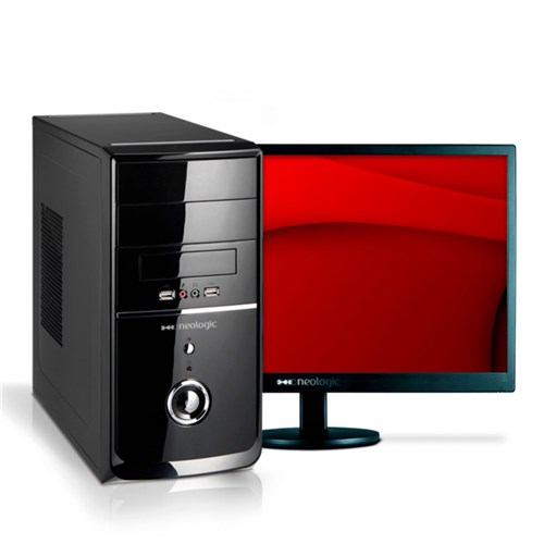 Computador Neologic Nli48292 Dual Core J1800 8Gb Ram 500Gb + Monitor 18,5' Linux