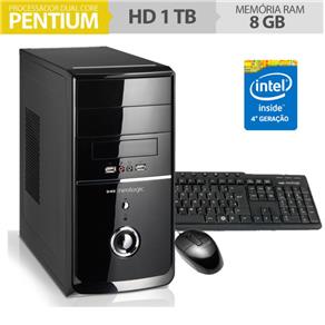 Computador Neologic Pentium G3250 3.2GHz, 8Gb, 1Tb, Linux - Nli50932