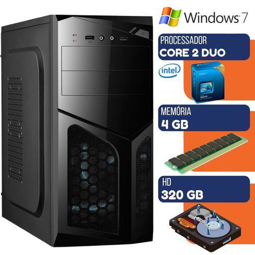 Computador Pc Ultra Desktop Intel Core 2 Duo 4gb HD 320gb Windows 7