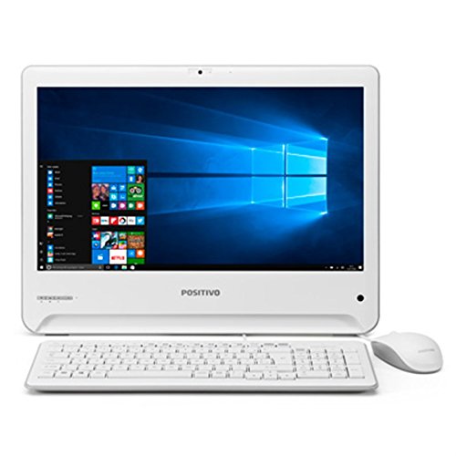 Computador Positivo All In One Union UD3531 com Intel® Dual Core, 4GB, 32GB SSD, Leitor de Cartões, HDMI, Wireless, Webcam, LED 18.5" e Windows 10