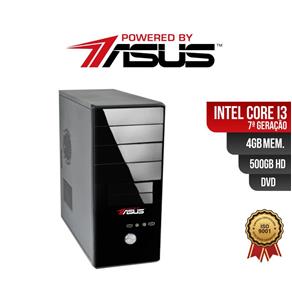 Computador Powered By ASUS I3 7G 4gb 500Gb DVD