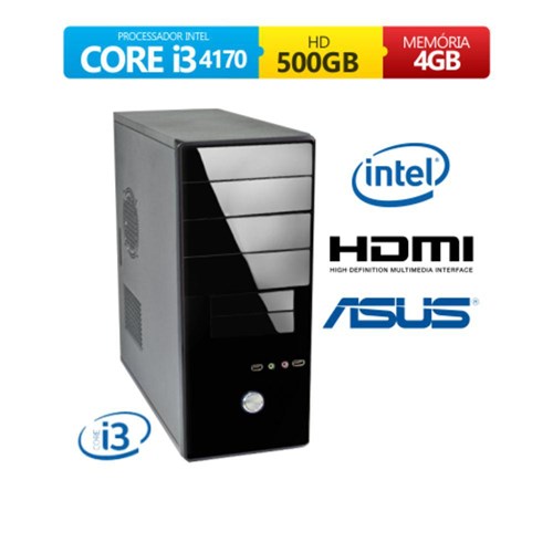 Computador Premium Business Intel Core I3 3,70ghz 4gb Ddr3 HD 500gb Hdmi