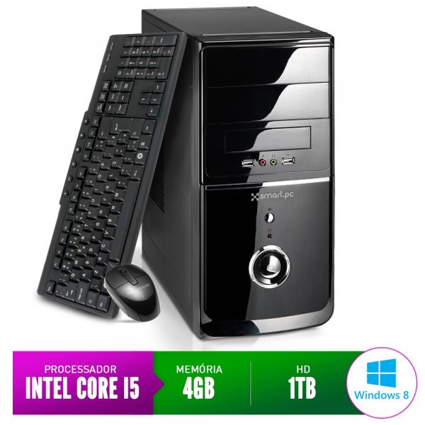 Computador Smart Pc 80222 Intel Core I5 (4GB HD 1TB) Windows 8