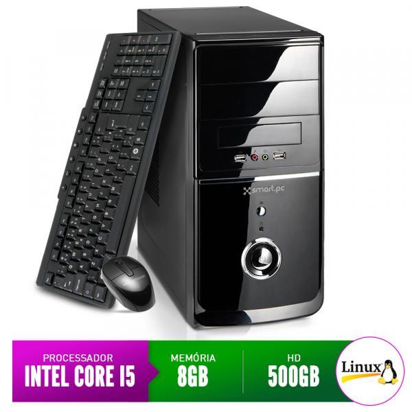 Computador Smart Pc 80214 Intel Core I5 (8GB HD 500GB) Linux