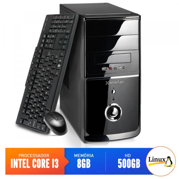 Computador Smart Pc 80178 Intel Core I3 (8GB HD 500GB) Linux