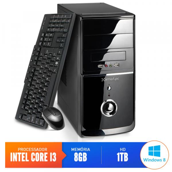 Computador Smart Pc 80192 Intel Core I3 (8GB HD 1TB) Windows 8
