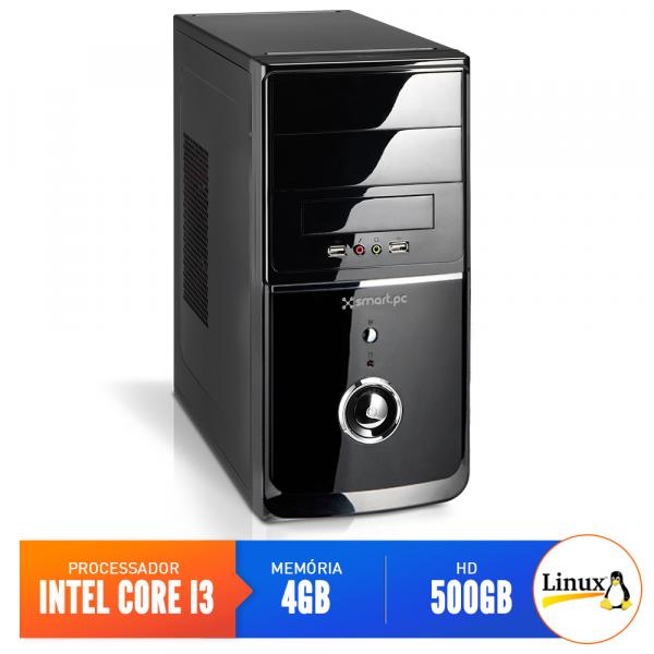 Computador Smart Pc 80196 Intel Core I3 (4GB HD 500GB) Linux