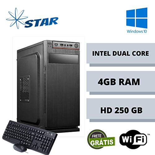 Computador Star Dual Core 4gb Hd 250gb Windows 10