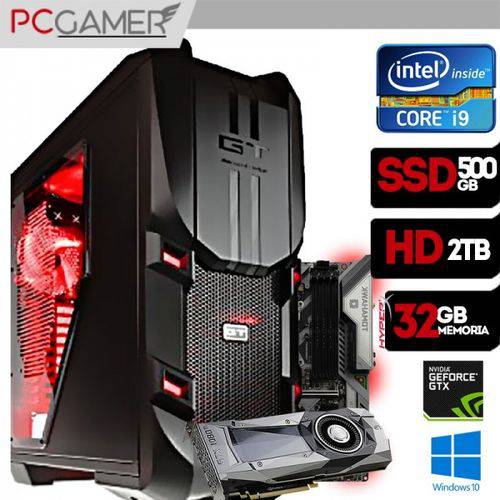 Tudo sobre 'Computador Top Gamer Intel I9 7900x, GTX 1080TI 11GB, 32GB Ram, SSD 500GB, HD2TB'