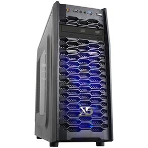 Computador X5 Gamer AMD A10 7700K, 8GB, HD 1TB, DVD-RW, Windows 8.1 Azul