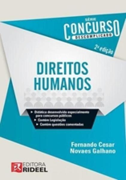 CONCURSO DESCOMPLICADO - DIREITOS HUMANOS - 2a ED. - Rideel