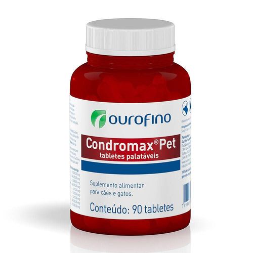Condromax Pet 90 Tabletes Ourofino CÃES e Gatos