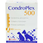 Condroplex 500 Suplemento Alimentar Cápsulas Cães e Gatos
