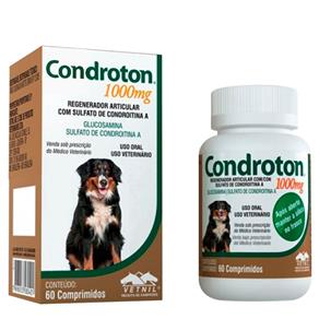 Condroton 1000 Mg para Cães com 60 Comprimidos