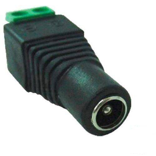 Conector Plug P4 Femea 2.1x5.5x 14mm C/ Borne Unitario Gc-dc F23