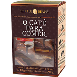Confeito de Café Sortido10g Coffee Beans - Caixa com 9 Unidades