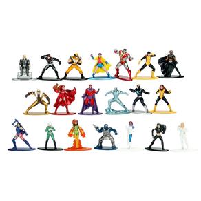 Conjunto 20 Figuras Colecionáveis - 4 Cm - Metals Nano Figures - Disney - Marvel - DTC