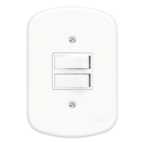 Conjunto 2 Interruptores Simples - Fame Blanc - 0627
