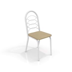 Conjunto 4 Cadeiras Holanda Crome - BEGE