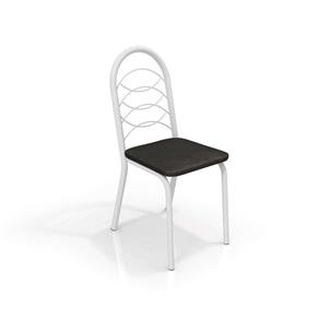 Conjunto 4 Cadeiras Holanda Crome - Preto