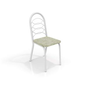 Conjunto 4 Cadeiras Holanda Crome - VERDE CINZA
