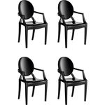 Conjunto 4 Cadeiras Wind Plus Preto Kappesberg
