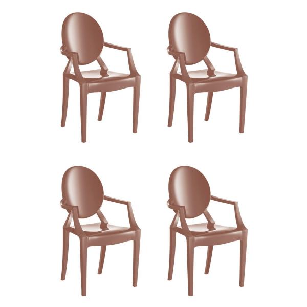 Conjunto 4 Cadeiras Wind Plus UZ Kappesberg Terracota