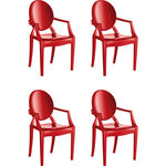 Conjunto 4 Cadeiras Wind Plus Vermelho Kappesberg